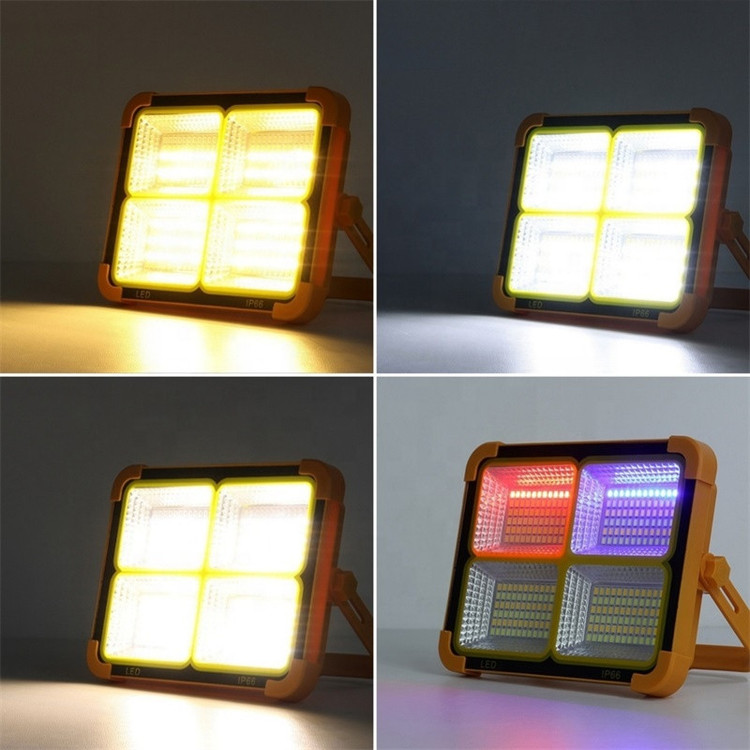 پروژکتور شارژی و خورشیدی مدل JY-IP66 288LED
