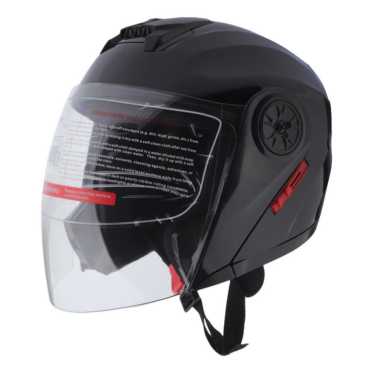 کلاه کاسکت لیا م مدل بدون فک عینک دار