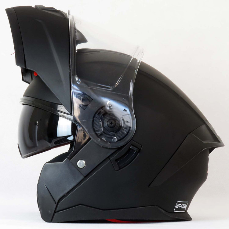 کلاه کاسکت فک متحرک رادین مدل Shadow Black